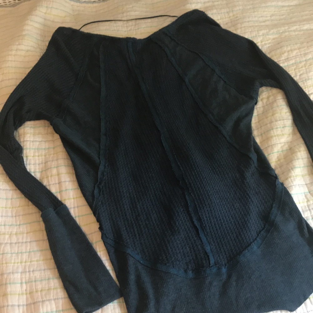 We The Free Navy Long Sleeve Top - Picture 6 of 7
